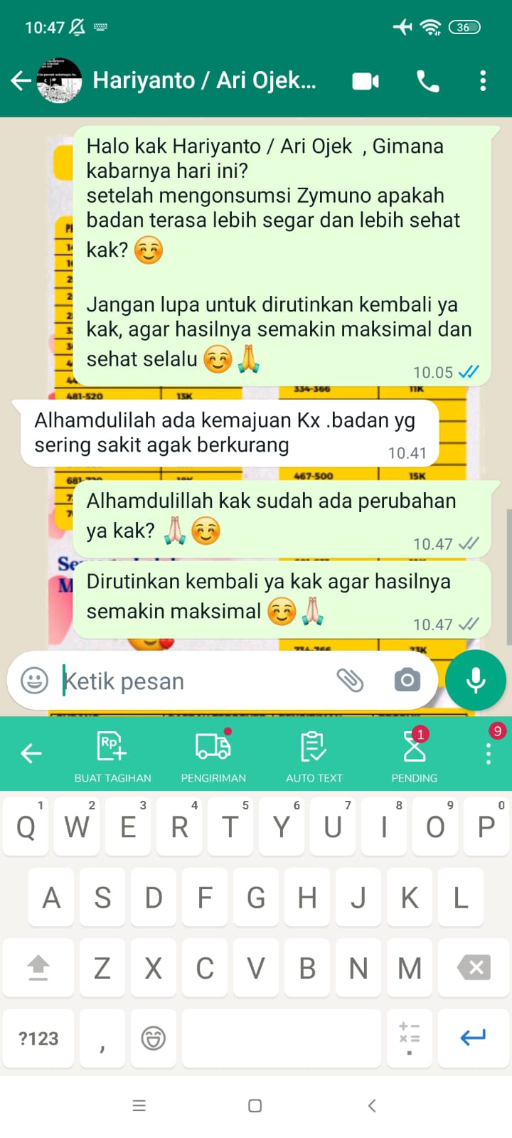 (Testimoni Zymuno Badan Yang Sering Sakit Berkurang, sumber : freepik)