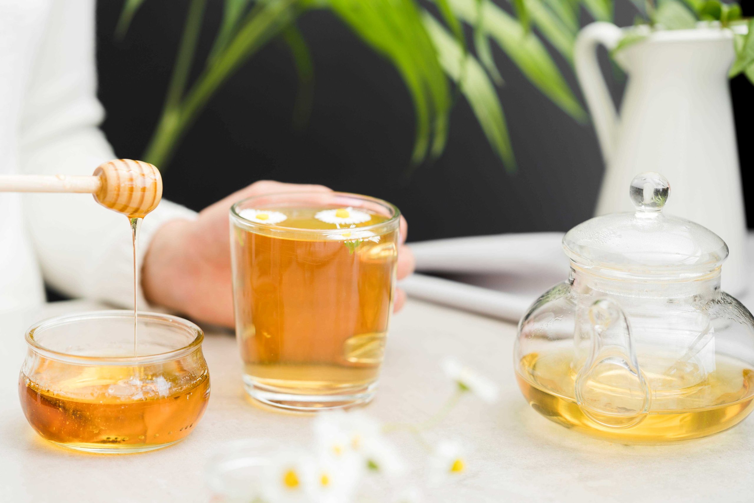 (dampak konsumsi teh chamomile secara berlebihan, sumber : freepik)