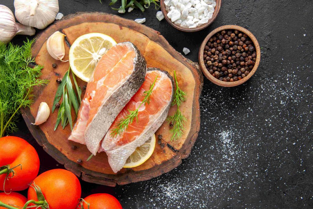 (ilustrasi makanan yang kaya akan omega-3, sumber : freepik)