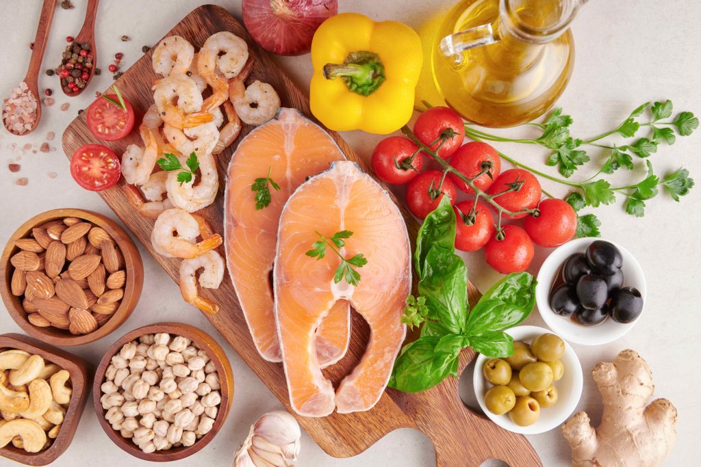 (ilustrasi makanan yang mengandung omega-3, sumber : freepik)