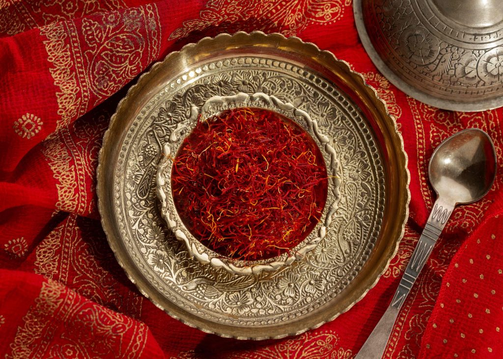 (ilustrasi tanaman rempah saffron, sumber : freepik)