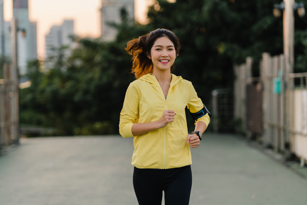 Ilustrasi jogging saat puasa
