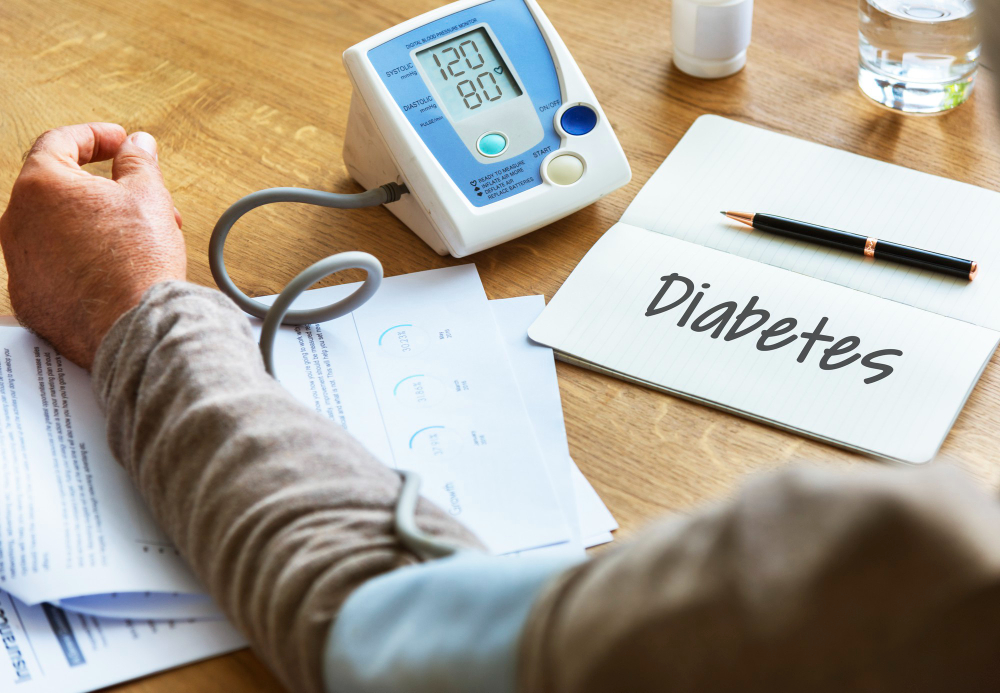 Ilustrasi penderita diabetes melakukan puasa