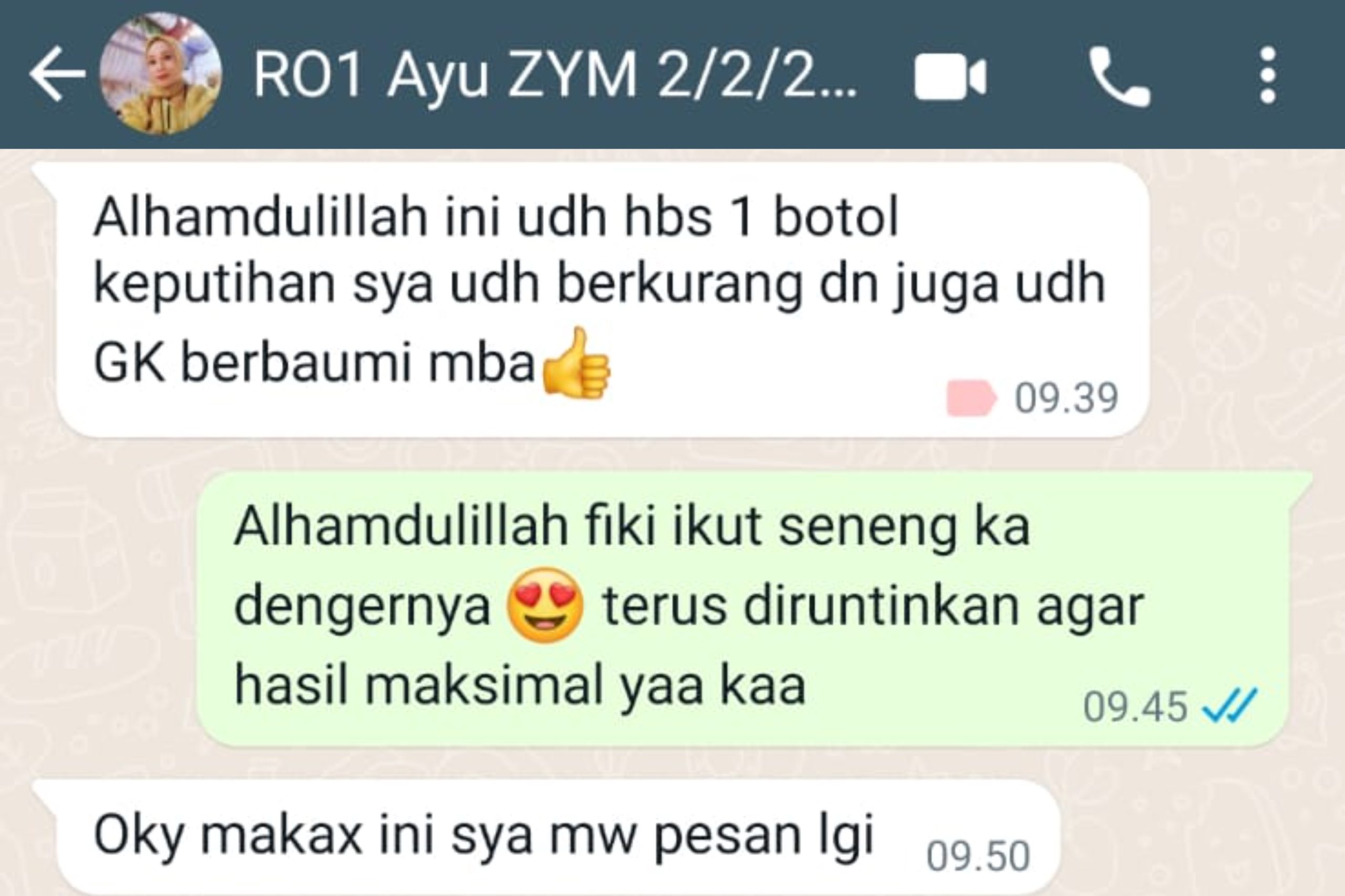 Testimoni keputihan