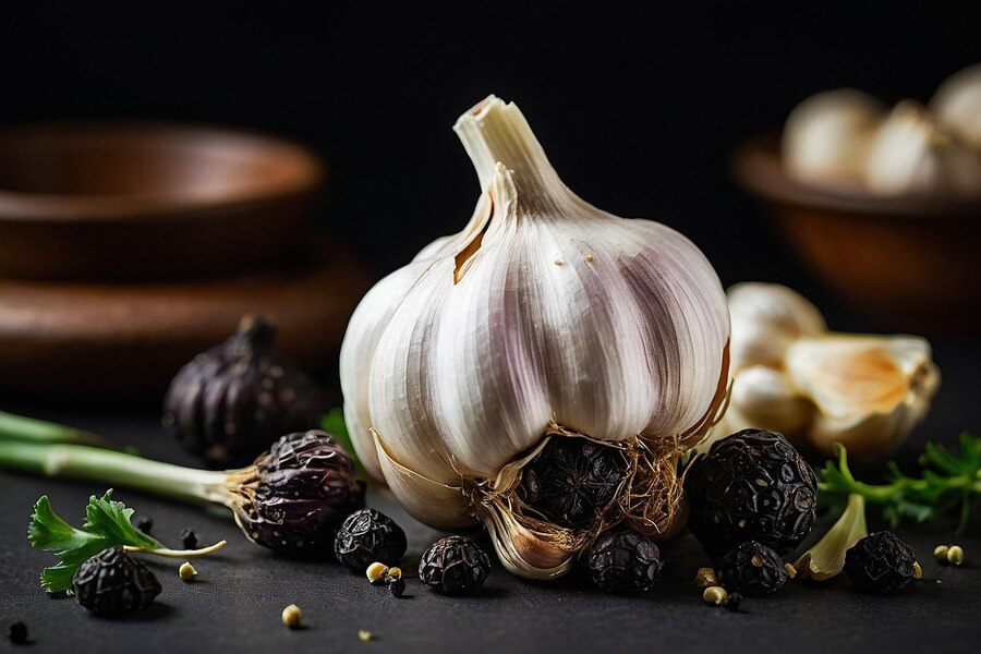 Ilustrasi black garlic
