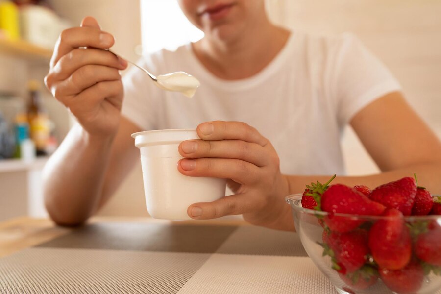 Ilustrasi olahan yougurt