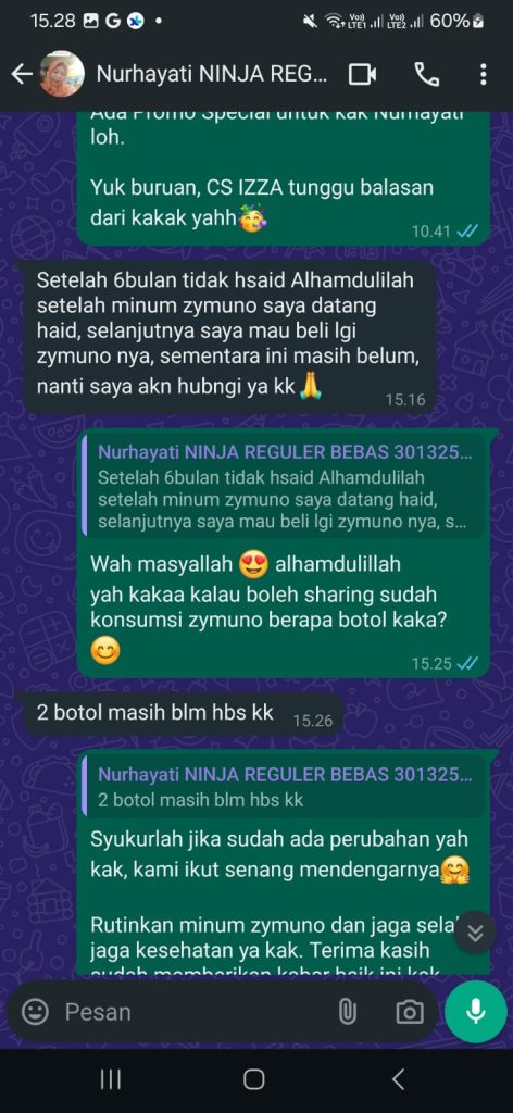Testimonial Kak Nurhayati