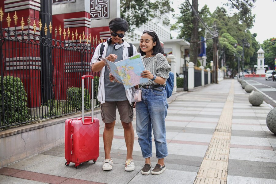 Ilustrasi travelling dengan daya tahan tubuh