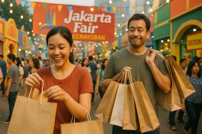 Antusias Pasutri Ke Jakarta Fair