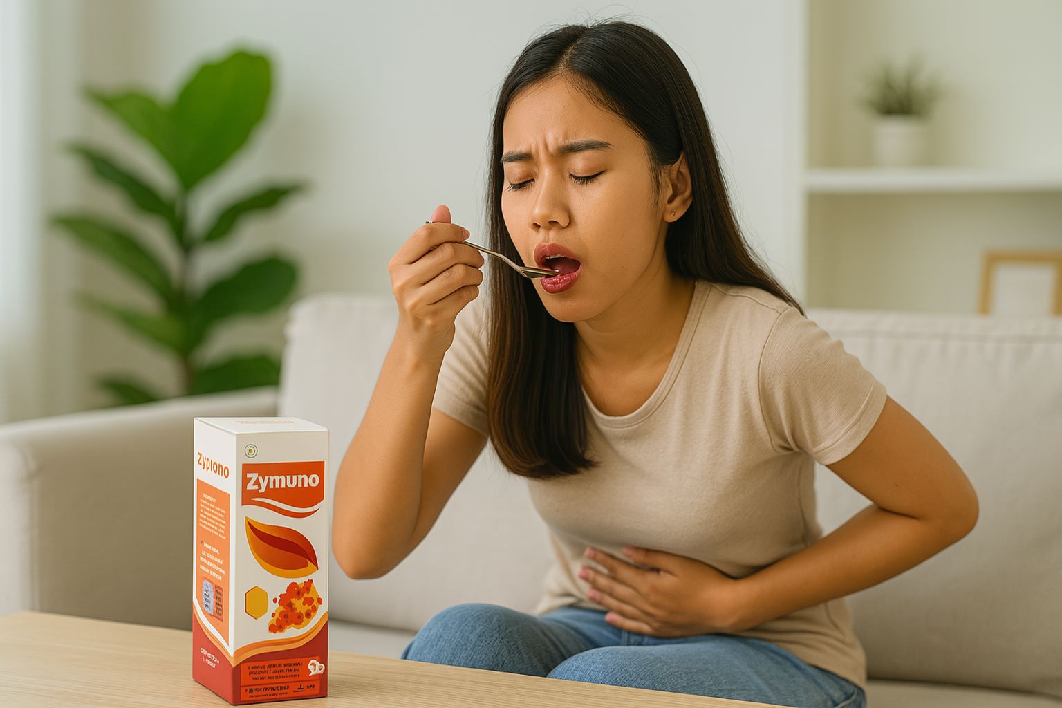 Wanita Minum Zymuno Saat Alami Nyeri Haid