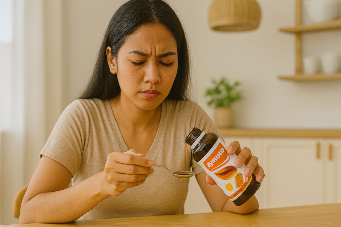 Wanita Sedang Alami Haid Mencoba Minum Zymuno